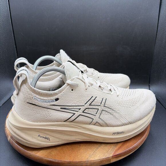 Asics Gel-Nimbus 26 Men’s Size 9 Running Shoes Beige Sneakers 1011B794 main image 7